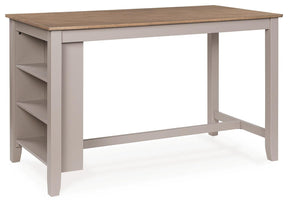 Harperfeld Natural/Gray RECT Dining Room Counter Table - Ornate Home