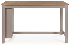 Harperfeld Natural/Gray RECT Dining Room Counter Table - Ornate Home
