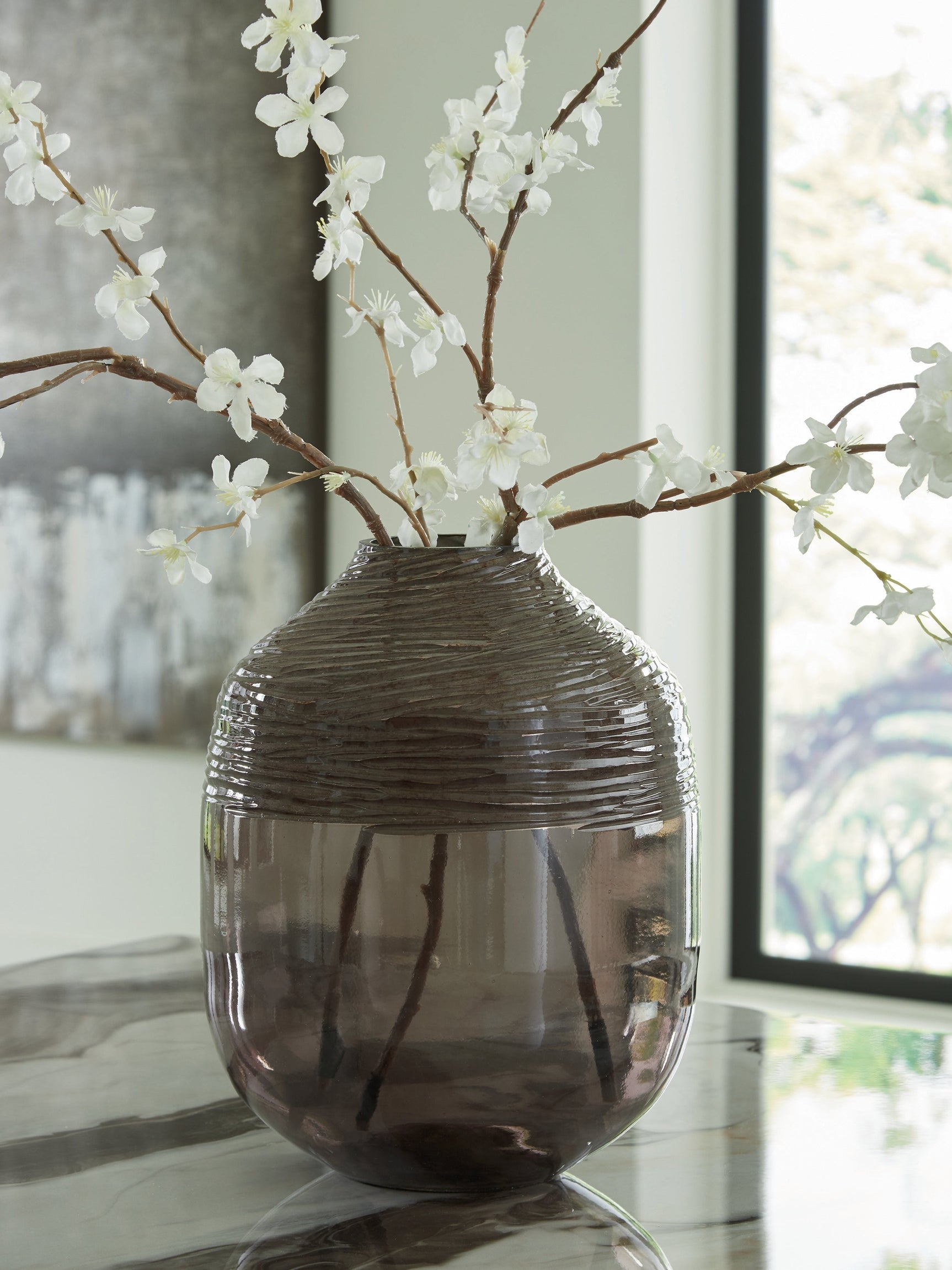 Harpwick Iridescent Gray Vase (Online Special Price) - Ornate Home