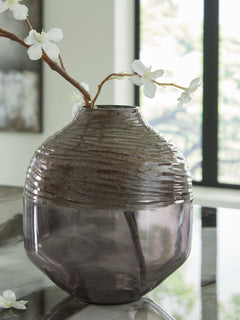 Harpwick Iridescent Gray Vase - Ornate Home