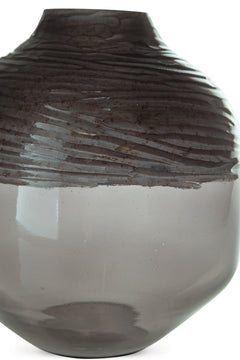 Harpwick Iridescent Gray Vase - Ornate Home