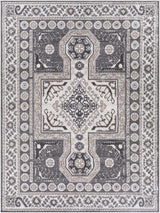 Harrah Gray Cross Rug - Clearance - Ornate Home