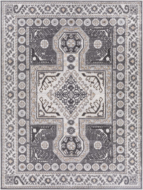 Harrah Gray Cross Rug - Clearance - Ornate Home