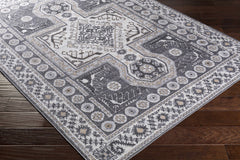 Harrah Gray Cross Rug - Clearance - Ornate Home