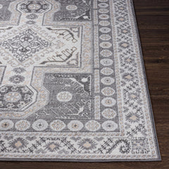 Harrah Gray Cross Rug - Clearance - Ornate Home