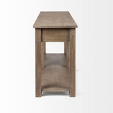 Harrelson Brown Wood 4 Drawer Console Table - Ornate Home