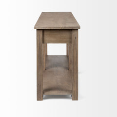 Harrelson Brown Wood 4 Drawer Console Table - Ornate Home