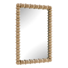 Harriet White/Woodtone Spindle Mirror - Ornate Home