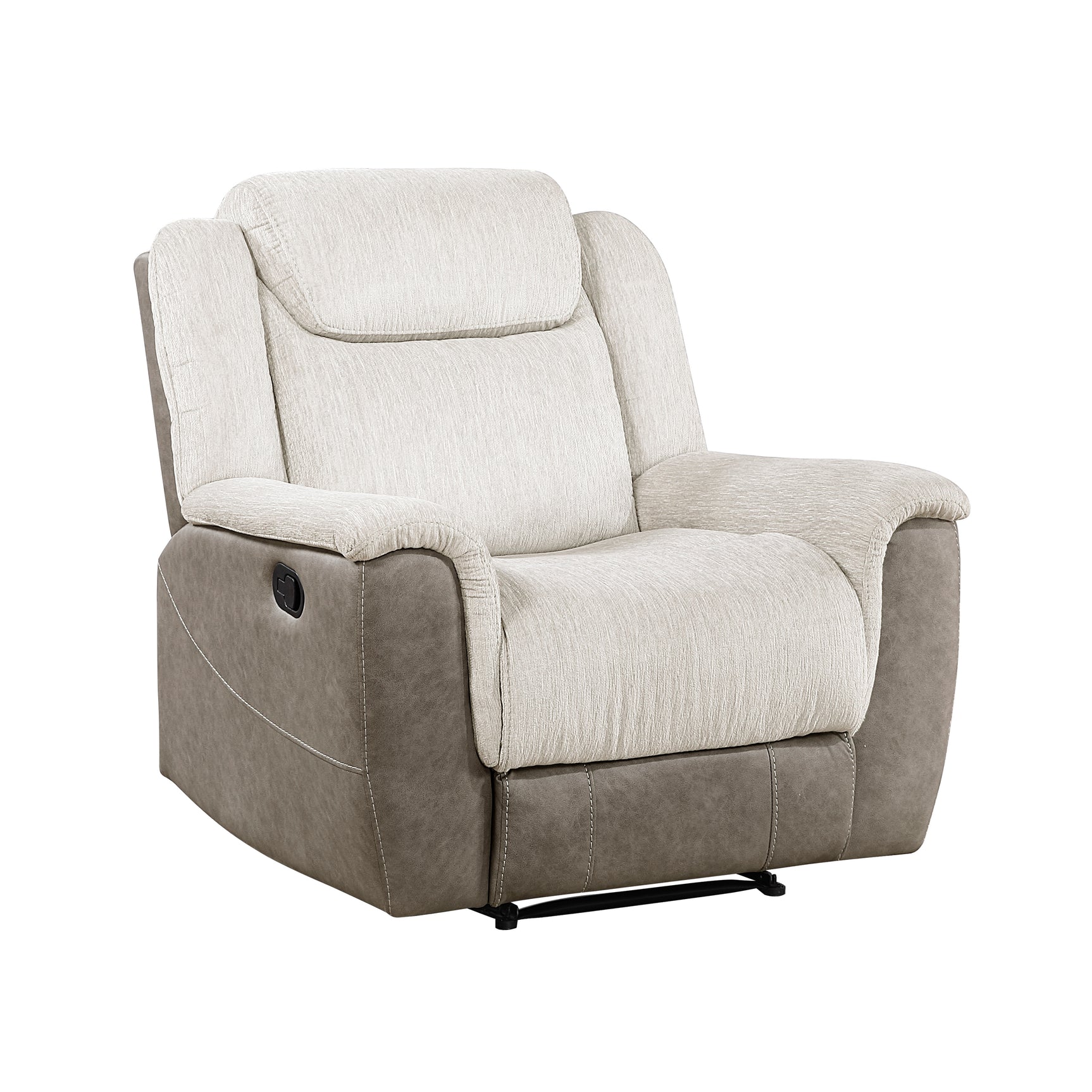 Harriette Beige Reclining Chair - Ornate Home