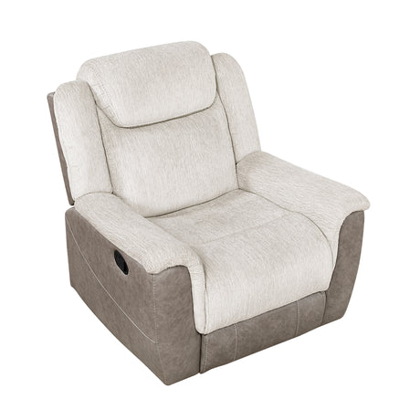 Harriette Beige Reclining Chair - Ornate Home