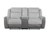 Harriette Gray Double Reclining Loveseat - Ornate Home