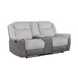 Harriette Gray Double Reclining Loveseat - Ornate Home