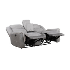 Harriette Gray Double Reclining Loveseat - Ornate Home