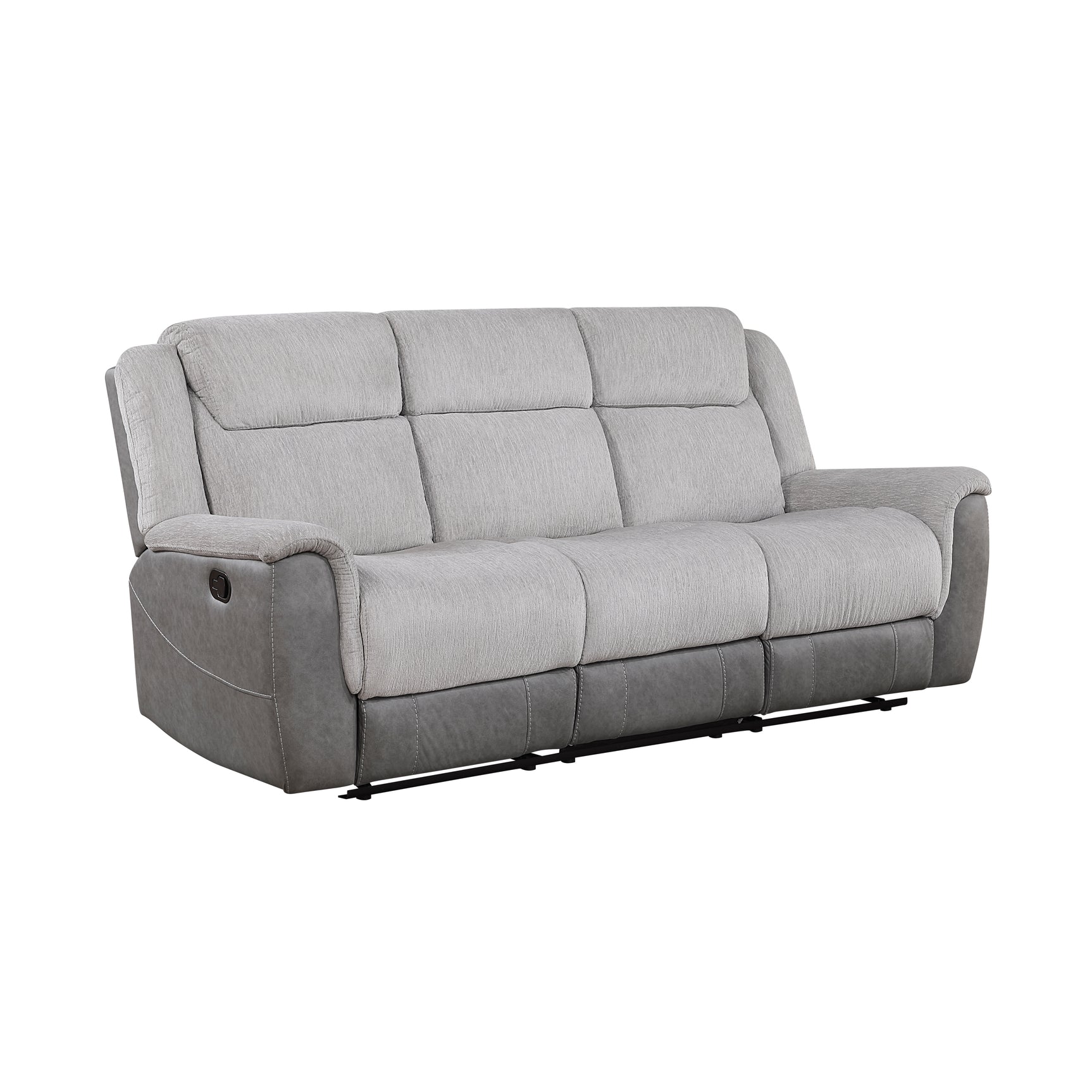 Harriette Gray Double Reclining Sofa - Ornate Home