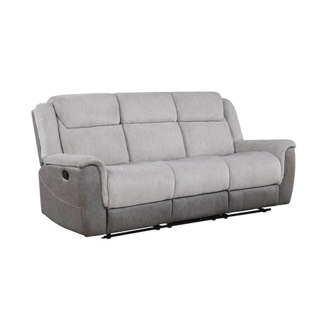 Harriette Gray Double Reclining Sofa - Ornate Home
