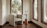 Harris Black/Beige Weave Accent Chair - Ornate Home