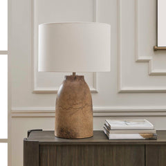 Harris Mottled Brown Table Lamp - Ornate Home