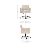Harris Oat Office Chair - Ornate Home