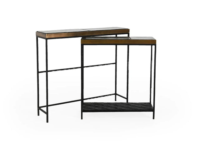 Harrison Brown Console Tables (Set of 2) - Ornate Home