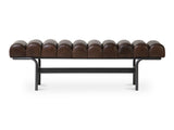 Harrison Dark Brown Bench - Ornate Home