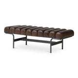 Harrison Dark Brown Bench - Ornate Home
