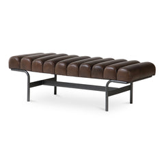 Harrison Dark Brown Bench - Ornate Home