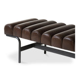 Harrison Dark Brown Bench - Ornate Home