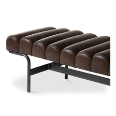 Harrison Dark Brown Bench - Ornate Home