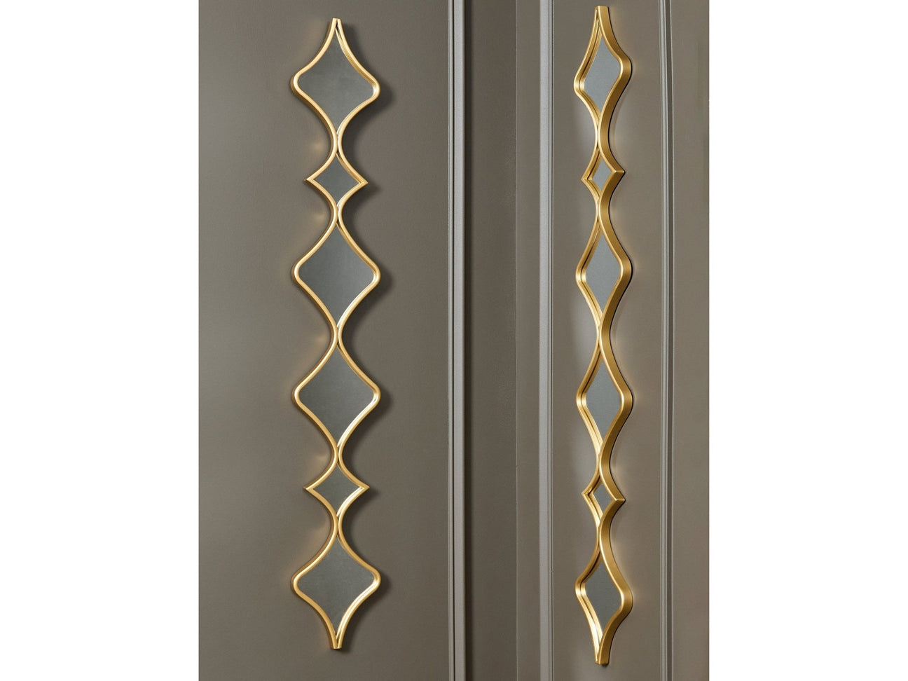 Harriswood Gold Finish Accent Mirror Set (Set of 2) (Online Special Price) - Ornate Home