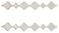 Harriswood Gold Finish Accent Mirror Set (Set of 2) - Ornate Home