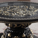 Harrow Black Enamel 3pc Coffee Table Set  / HD-328B - Ornate Home