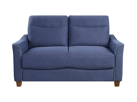 Harstad Blue Loveseat - Ornate Home