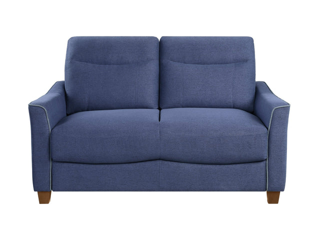 Harstad Blue Loveseat - Ornate Home