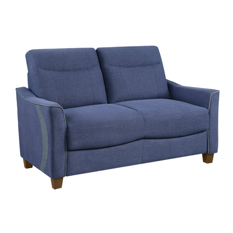 Harstad Blue Loveseat - Ornate Home