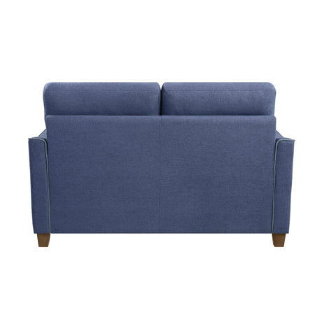 Harstad Blue Loveseat - Ornate Home