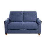 Harstad Blue Loveseat - Ornate Home