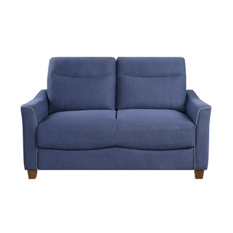 Harstad Blue Loveseat - Ornate Home