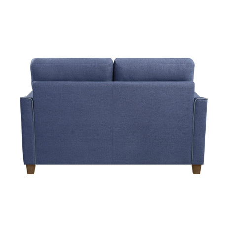 Harstad Blue Loveseat - Ornate Home