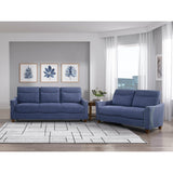 Harstad Blue Loveseat - Ornate Home