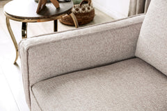 Harstad Light Brown/Natural Sofa & Loveseat - Ornate Home