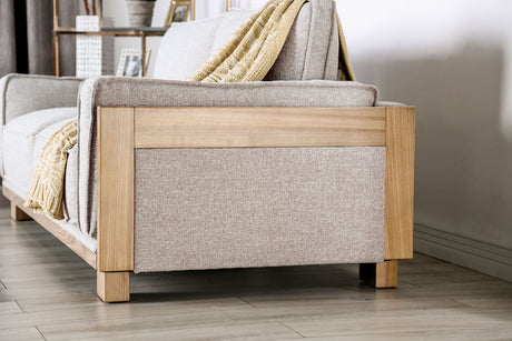 Harstad Light Brown/Natural Sofa & Loveseat - Ornate Home