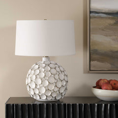 Hartley White Petal Table Lamp - Ornate Home