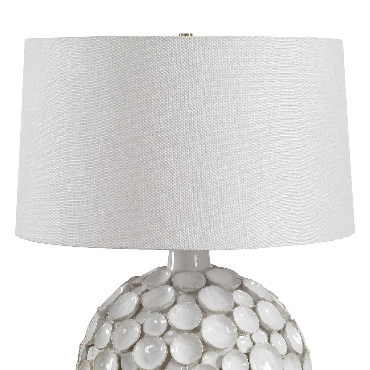 Hartley White Petal Table Lamp - Ornate Home