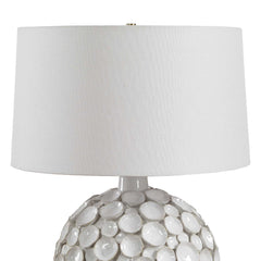 Hartley White Petal Table Lamp - Ornate Home