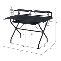 Hartman Black Computer Desk - Ornate Home