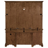 Hartshill Burnished Oak Credenza w/ Hutch - Ornate Home