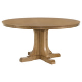 Hartville Natural Light Brown 60-inch Round Dining Table - Ornate Home