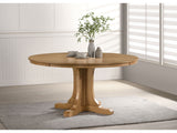 Hartville Natural Light Brown 60-inch Round Dining Table - Ornate Home