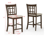 Hartwell Brown Counter Height Chair (Set of 2) - Ornate Home
