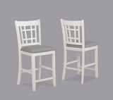 Hartwell Chalk/Grey Counter Height Dining Set - Ornate Home
